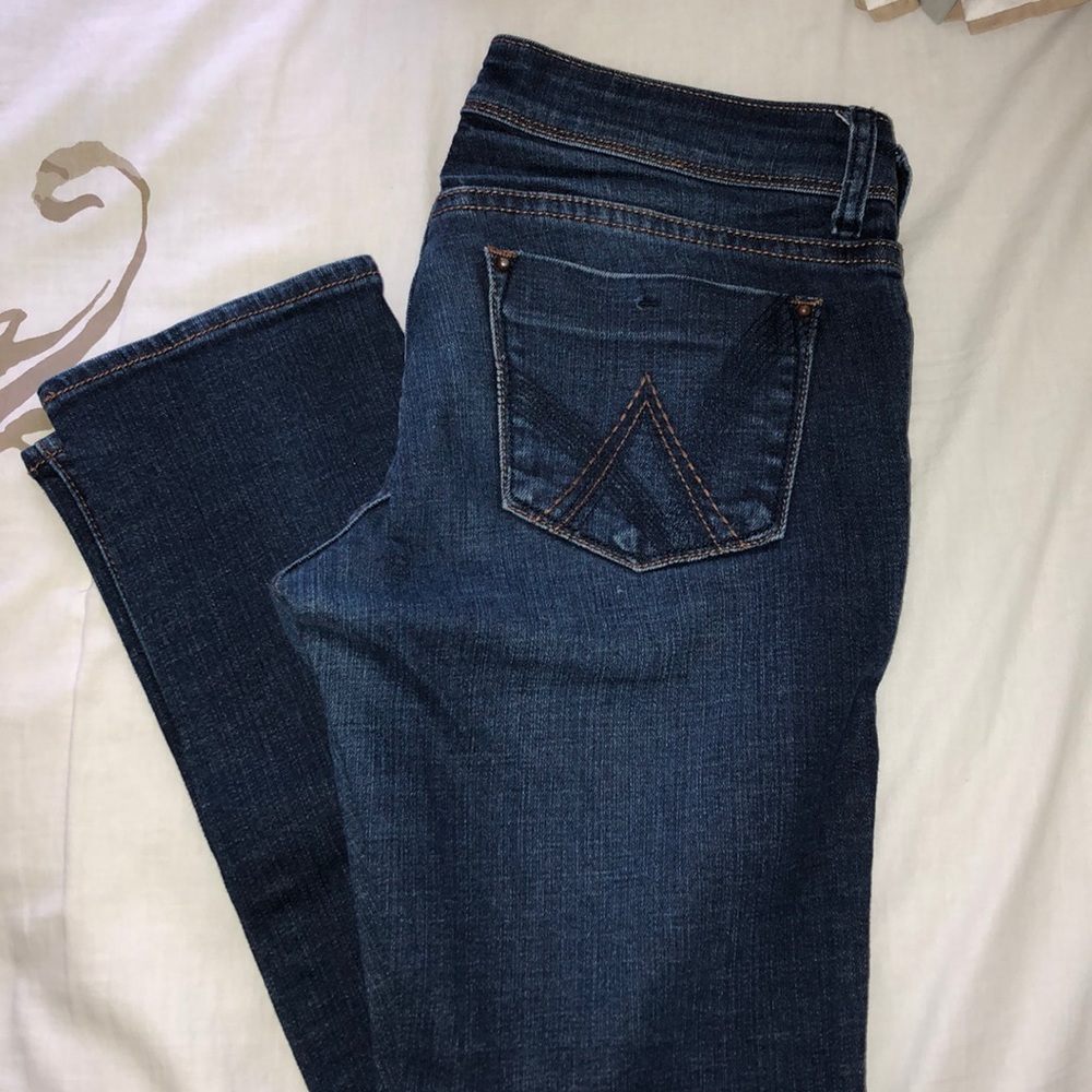 DARK WASH JEANS